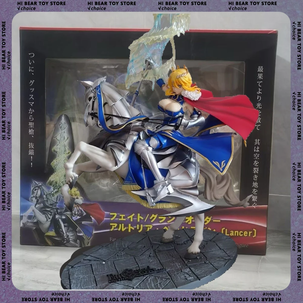 Sabre figura destino/grande pedido anime estatueta altria pendragon figura de ação pvc legal meninas modelo bonito decoração mesa crianças presentes