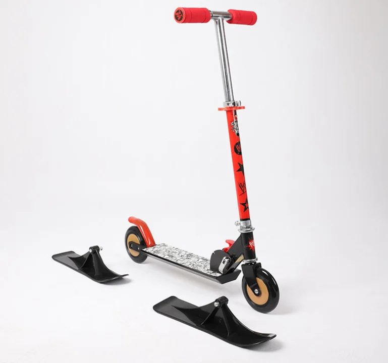 

Sleigh Scooter Scooter, 2-in-1 Children's Snow Ski Ski