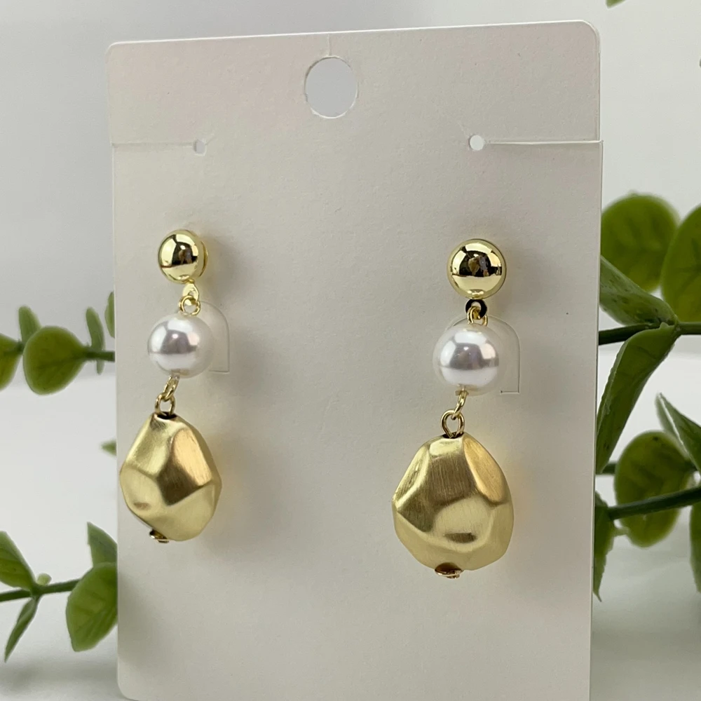 Yuminglai Fashion Luxury Dubai Jewelry Accessories Superior Quality Goldplated Earrings for Women FHK29441