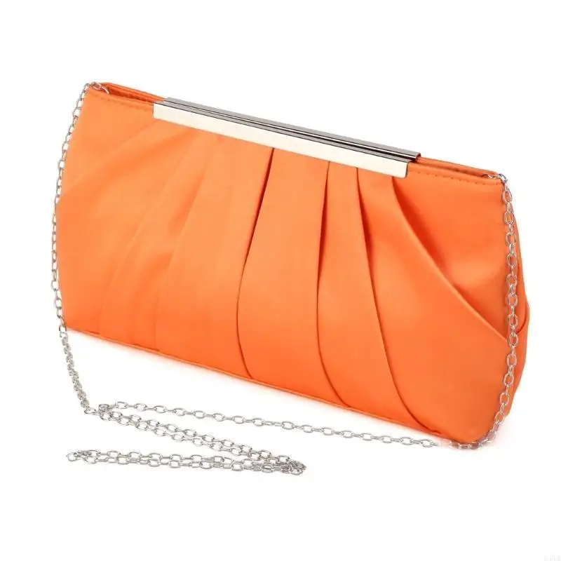 

Crossbody Shoulder Bag Women Formal Evening Bag Party Banquet Pleated Handbag 547A