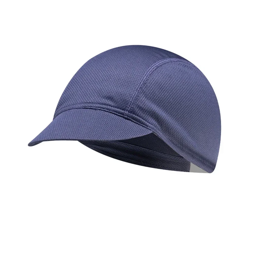 Men Quick-Drying Cycling Hat Bicycle Cap Breathable Mesh Fabrics Riding Hat Outdoor Brim Cap Mountaineering Fishing Running