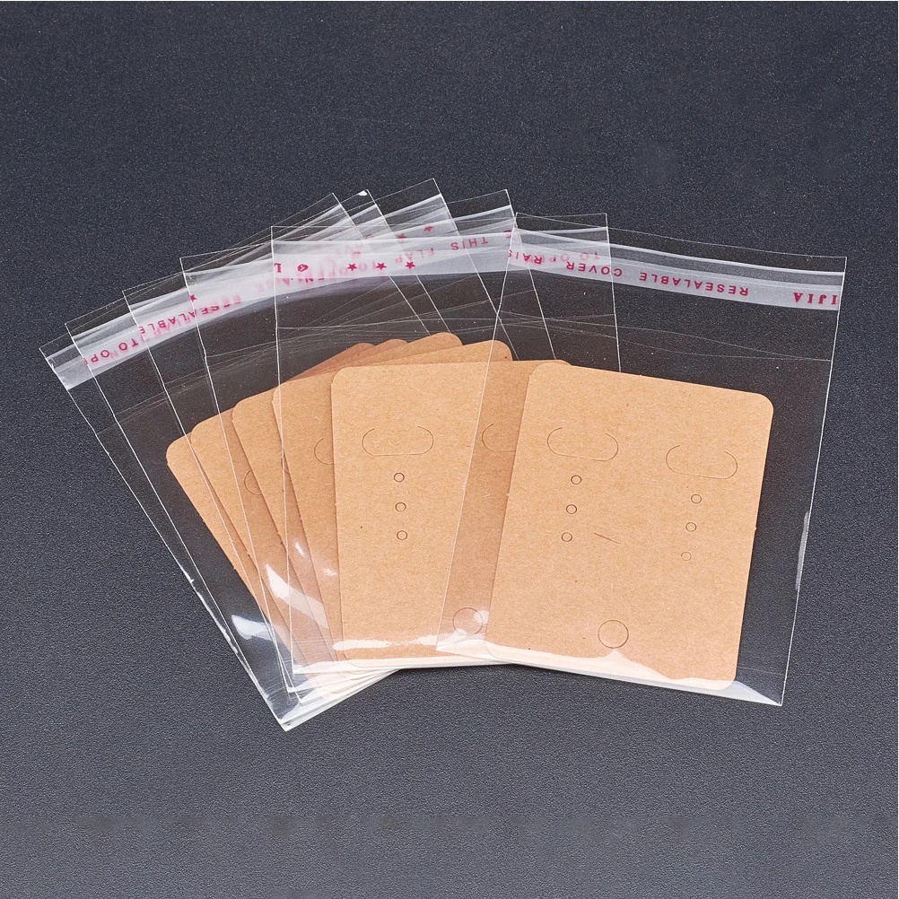 

200Pcs Earring Cards Jewelry Display Holders Practical Safe Packaging Earring Cards for Selling Earrings Organizing