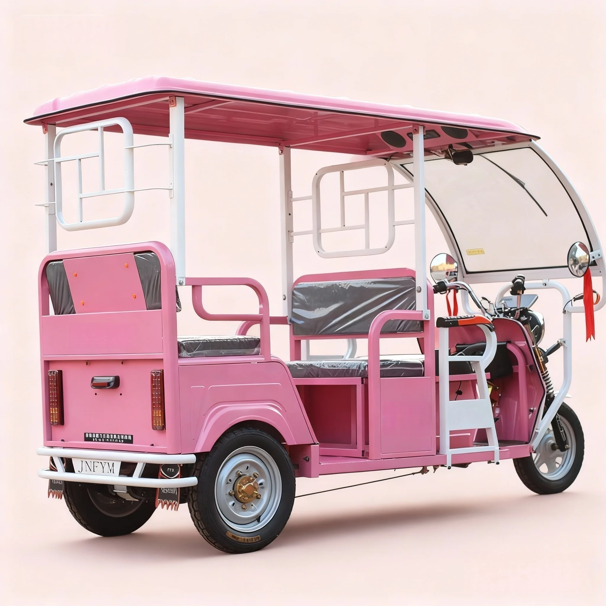 Electric tricycle sightseeing vehicle, 60V/1000W, passenger capacity 5 people, speed 37-40km/h, load capacity 200KG+