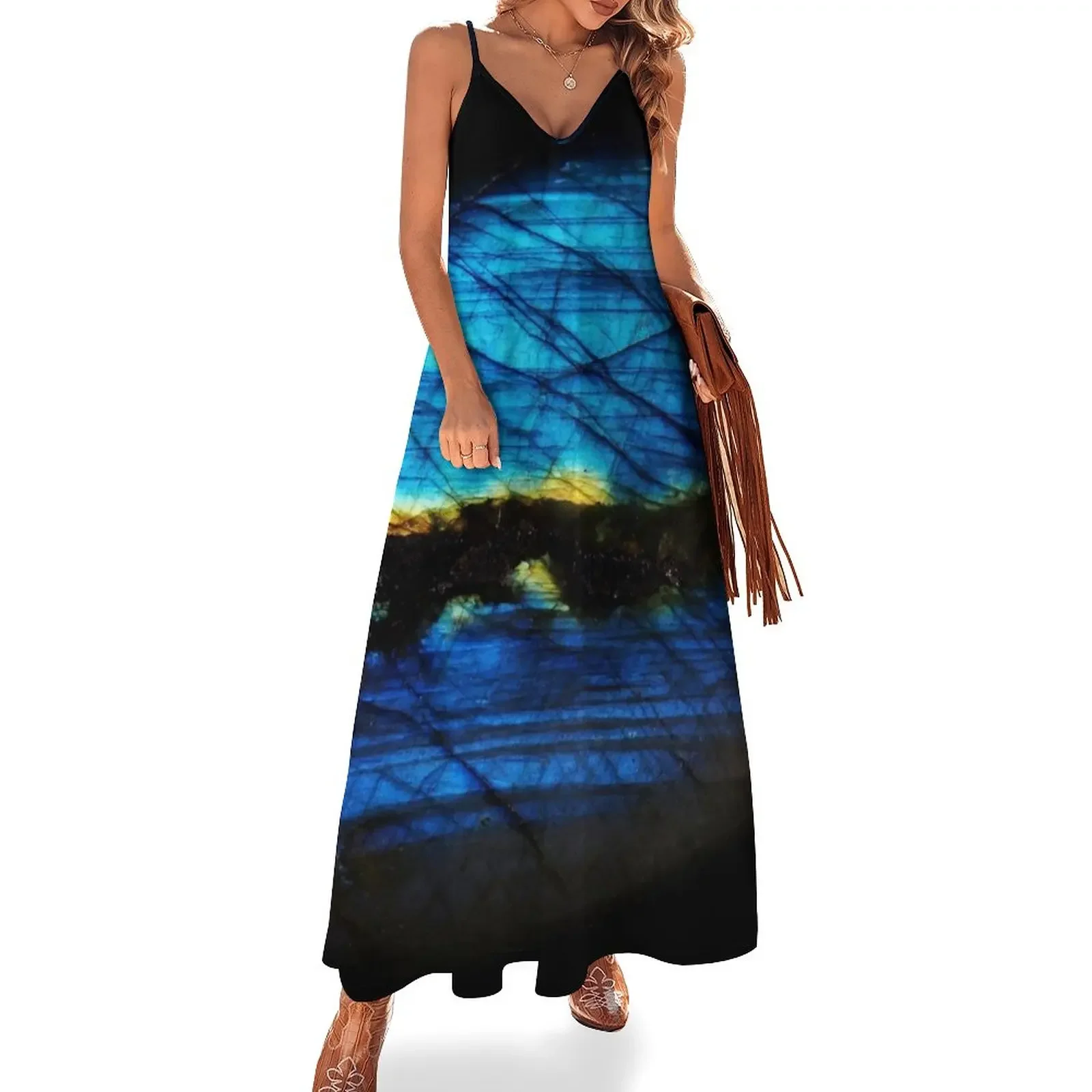 

Labradorite Sleeveless Dress Dress for pregnant women summer dress for women 2025