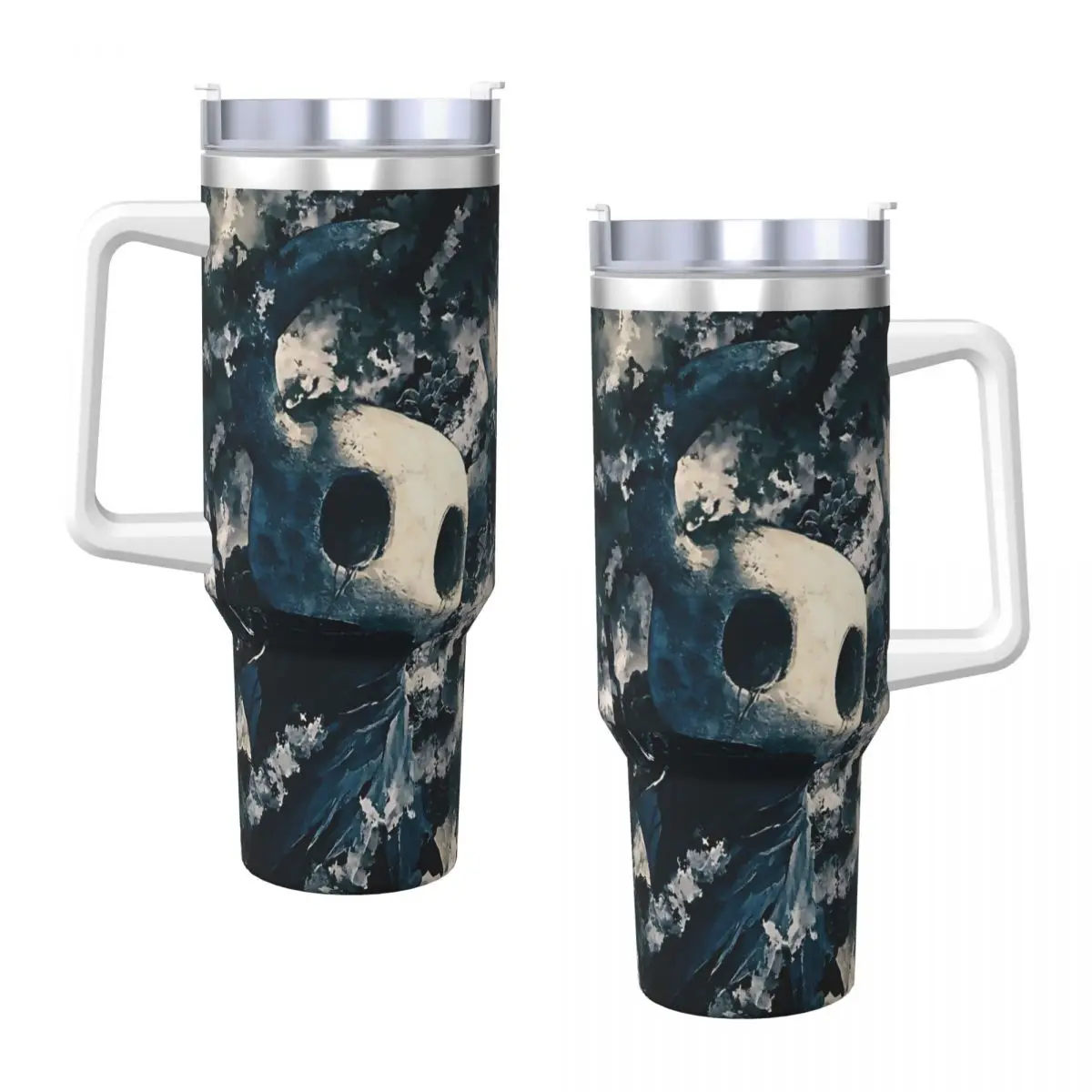 

Stainless Steel Tumbler Hollow Knight Game Coffee Mug Insulated Cold and Hot Mugs Cup Beach Custom Water Bottle