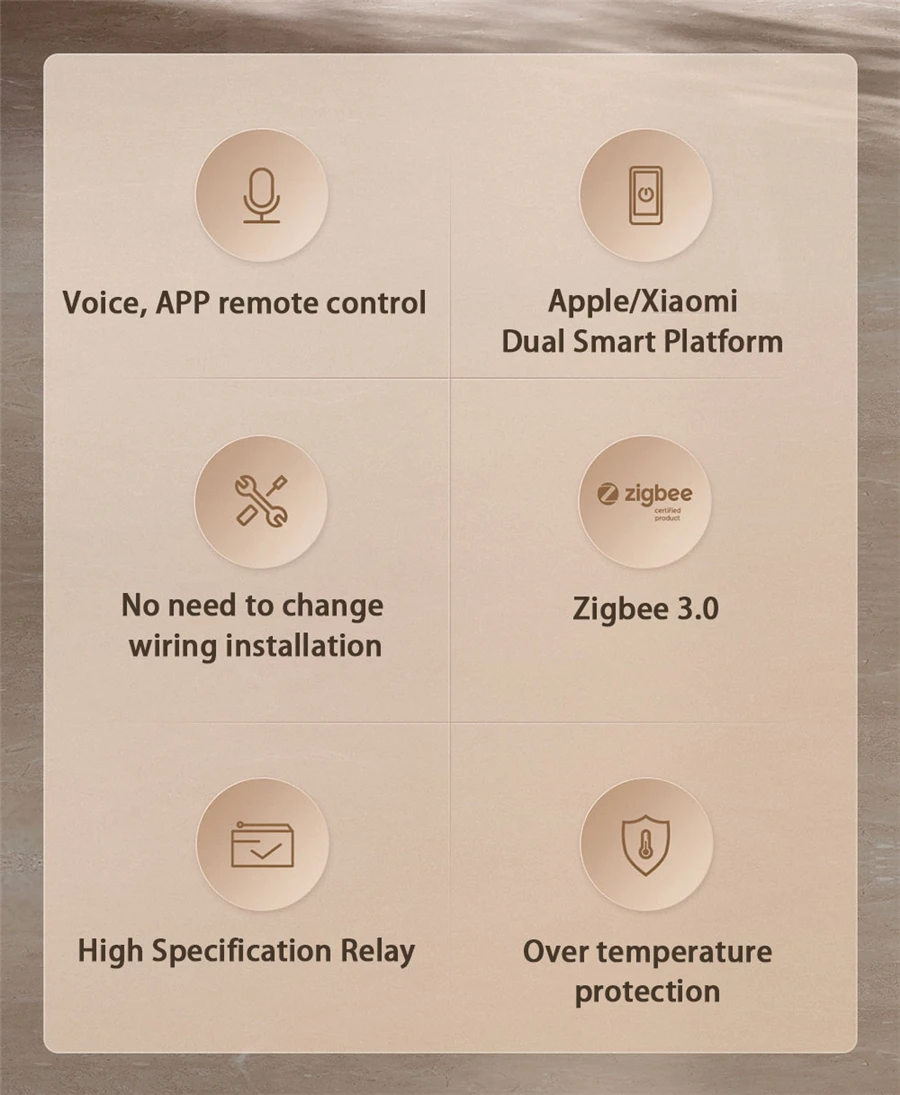 Aqara-Joli mural intelligent sans fil, fil de feu, sans melon, pour Xiaomi Mi Home Homekit, 3.0