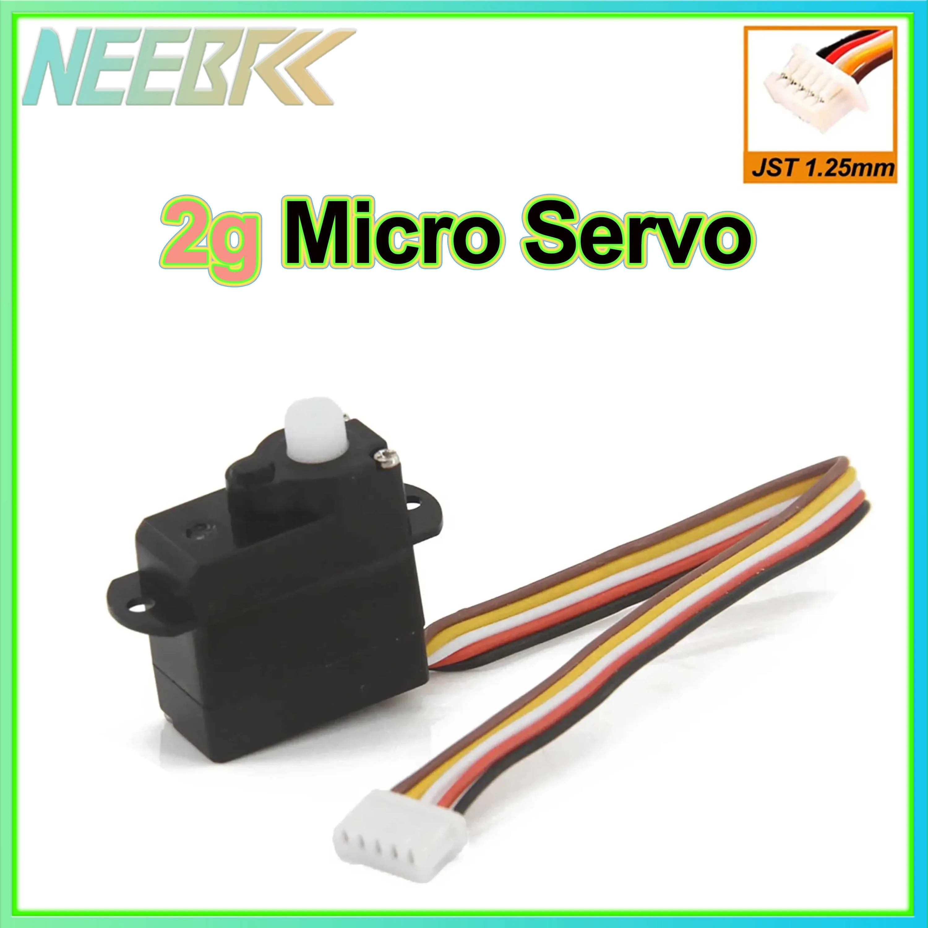 2g Micro Servo 5 Pin Wltoys Fixed-wing A220 F949 A160 A800 Universal Servo for RC Drone Mini Plane FPV Racing Drone Helicopter