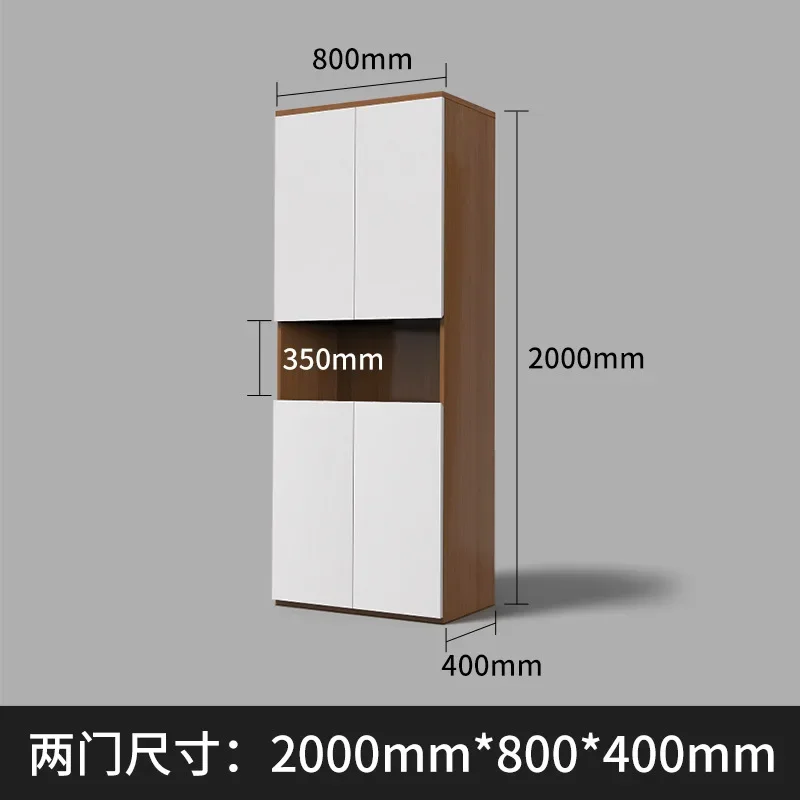 Armadietto dati in legno per file da ufficio Libreria semplice per file Boss Room Pannello Sfondo Piano Ufficio