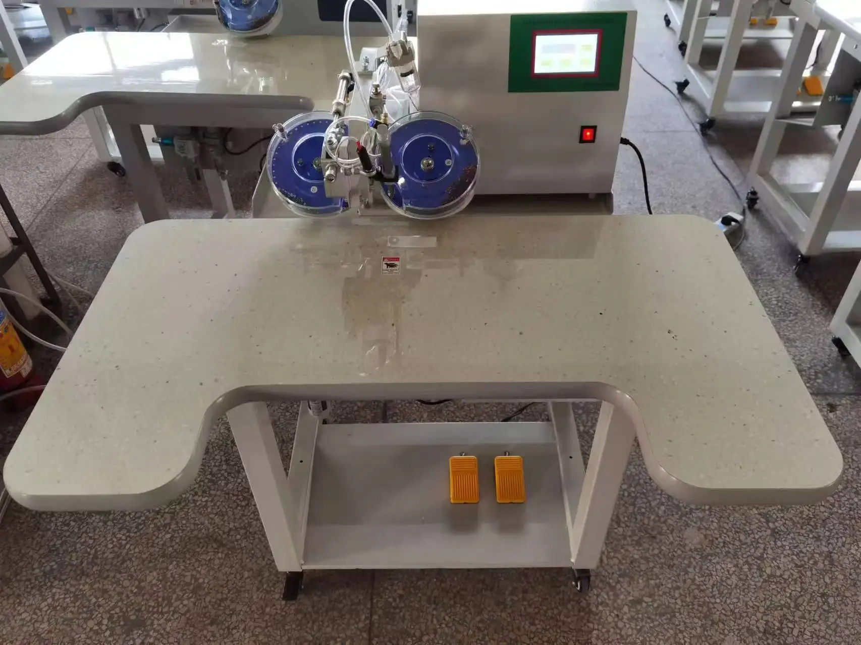 Envío rápido, máquina semiautomática ultrasónica para fijar diamantes de imitación, disfraz de Ballet, plantilla de máquina de diamantes de imitación, ajuste de máquina para tela