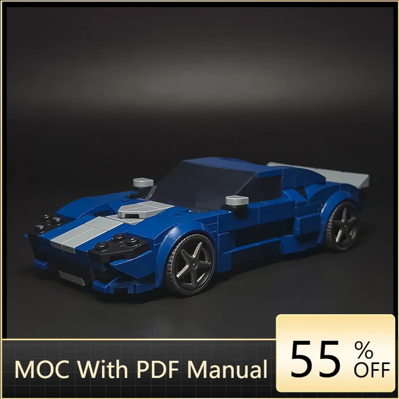 

76920 GT Racing Supercar Model MOC Customize Building Block Technology Assembly Educational DIY Toy Birthday Gift 267PCS For Kid