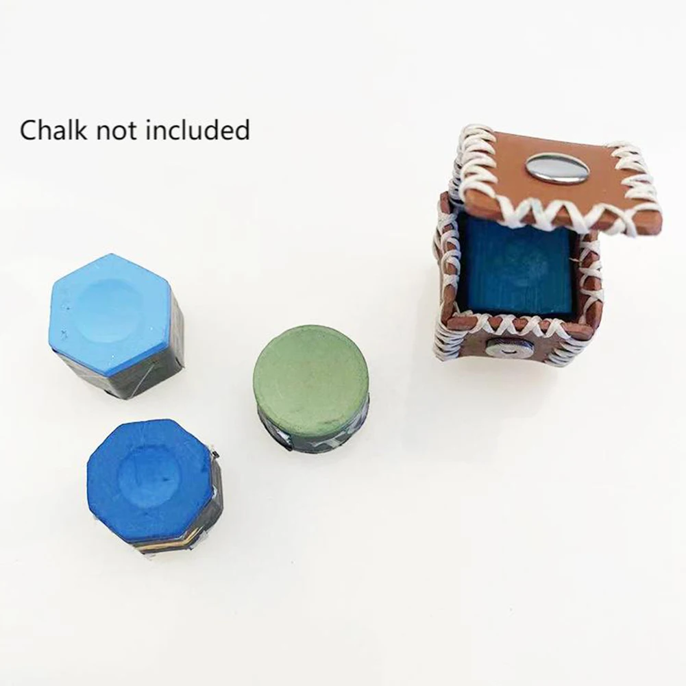 Manual Measurement Deviation Billiard Chalk Case Billiard Accessories Approx. 35*35*35mm Durability Functional