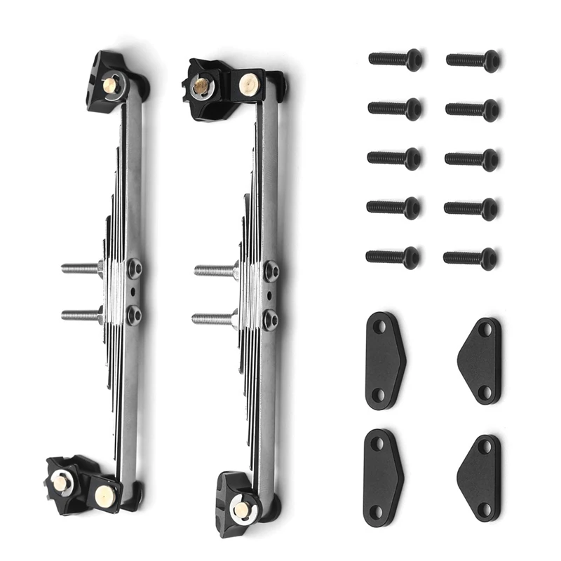 طقم شماعات زنبركية على شكل ورقة تعليق معدنية لشاحنة Tamiya RC 1/14