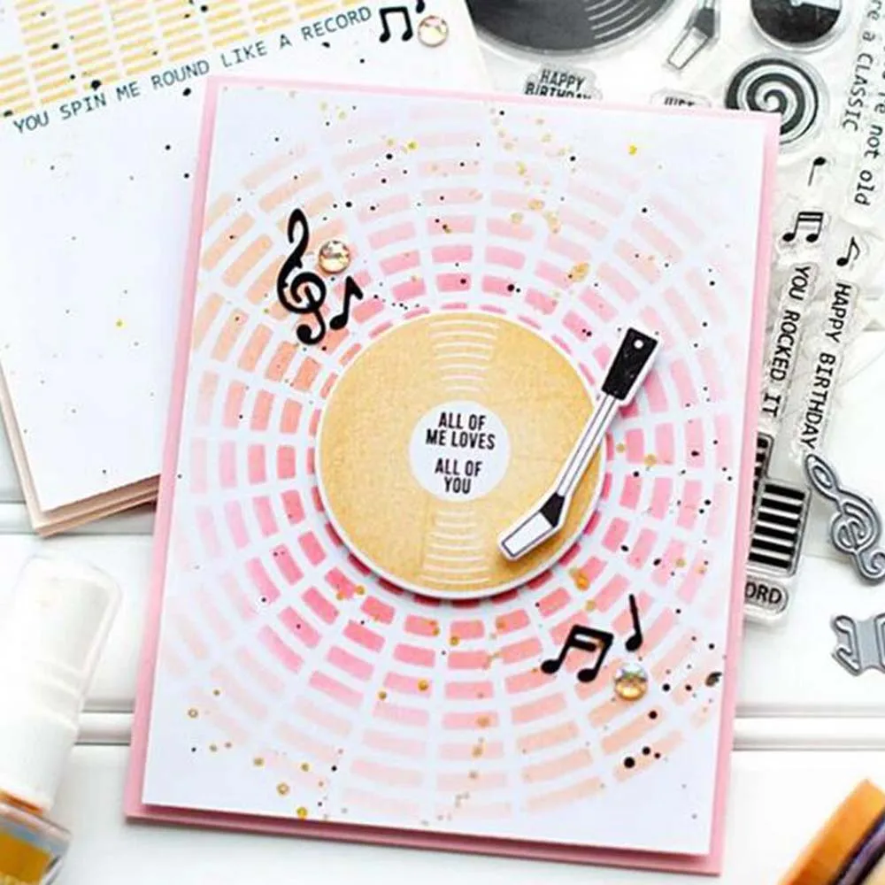 Recorder Music Metal Cutting Die Scrapbooking Stencil DIY Card Making Album Paper Card Embossing