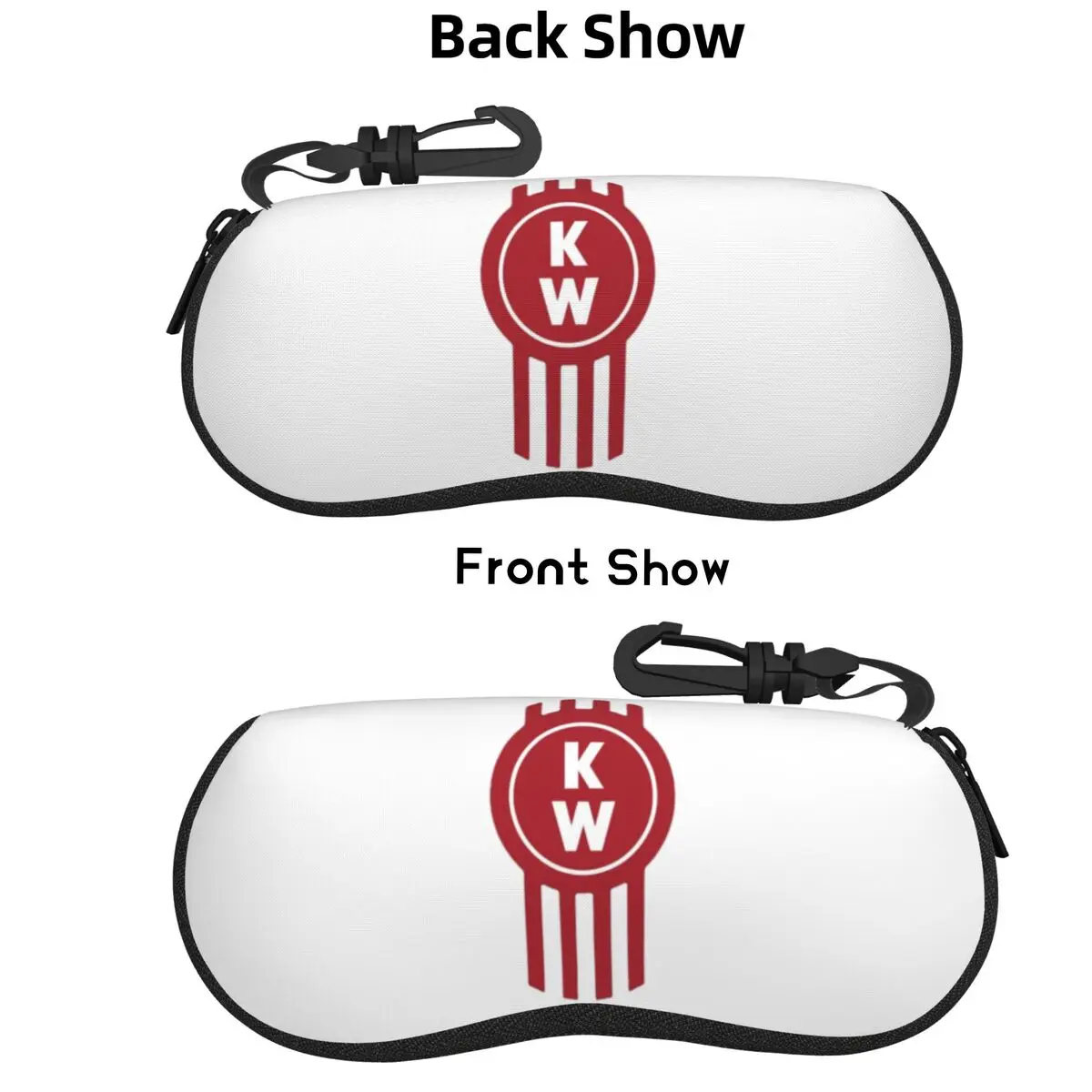 

Kenworth Shell Glasses Case Portable Sunglasses Box Women Men Soft Eyeglass Bag Pouch
