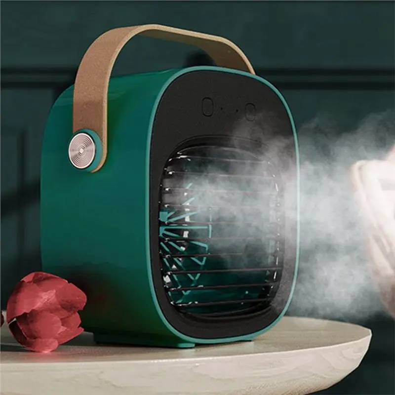 Portable Mini Air Conditioner Desktop Fan Cooler Humidifier Purifier For Room Office Home Bedroom Living Room