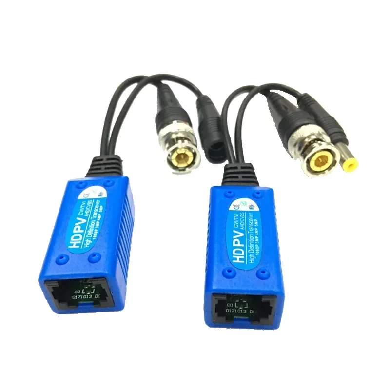 Для HD CVI/AHD/TVI Twisted BNC CCTV пассивные приемопередатчики Cat5 CCTV UTP Video Balun IPC для 2MP 3MP 4MP Anpwoo 500PV 200M Диапазон