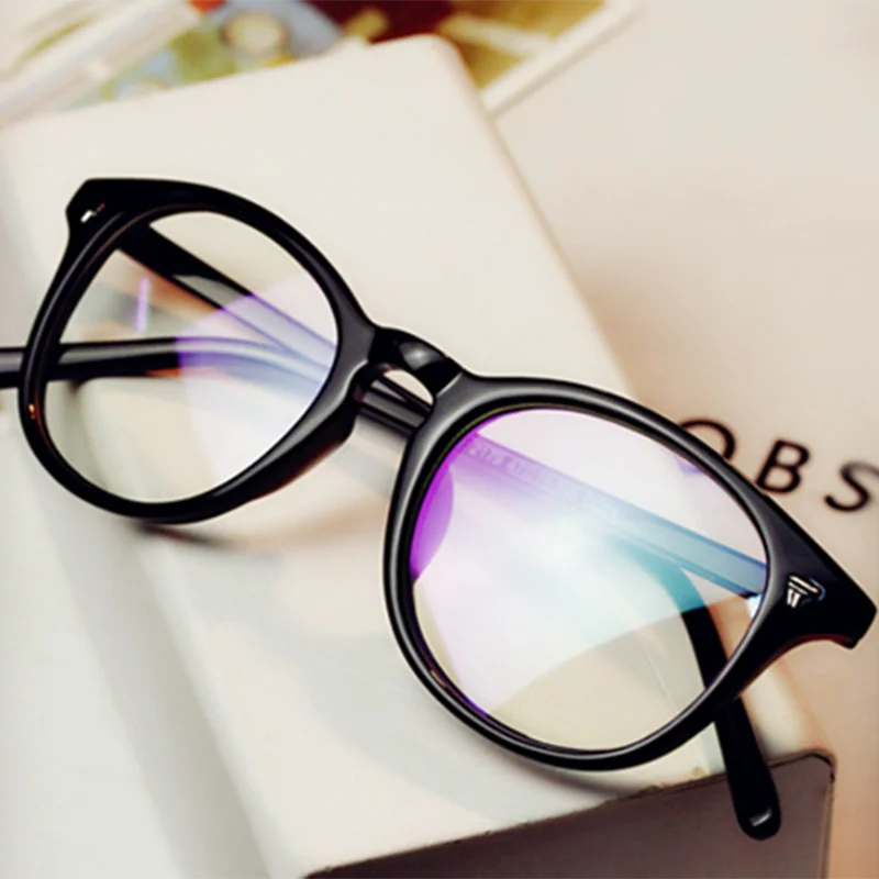 

Round Fashion Eyeglasses Rivet Retro Glasses Frames Degree -0.5 -1.0 -2.0 -3.0 -4.0 to -6.0