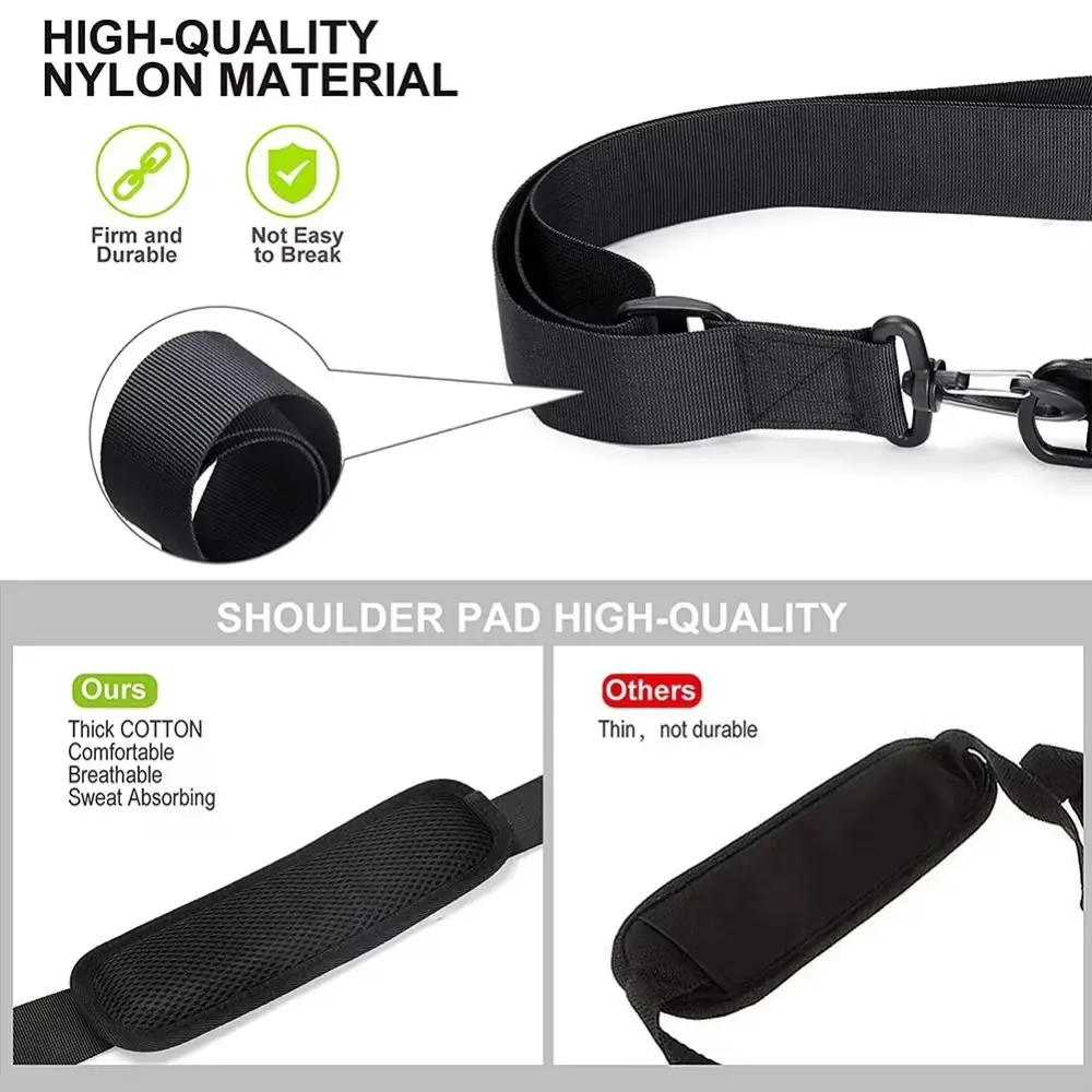 Adjustable Lawnmower Shoulder Strap Thickened Nylon Plant Trimmer Shoulder Strap Wear-resistant Shockproof Lawnmower Strap