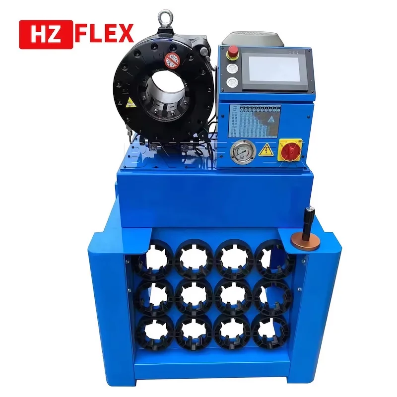 12V 220V 380V BNTP32T mobile van hydraulic press for crimping of high pressure hose pipe machine p32T ac car horse crimper hose