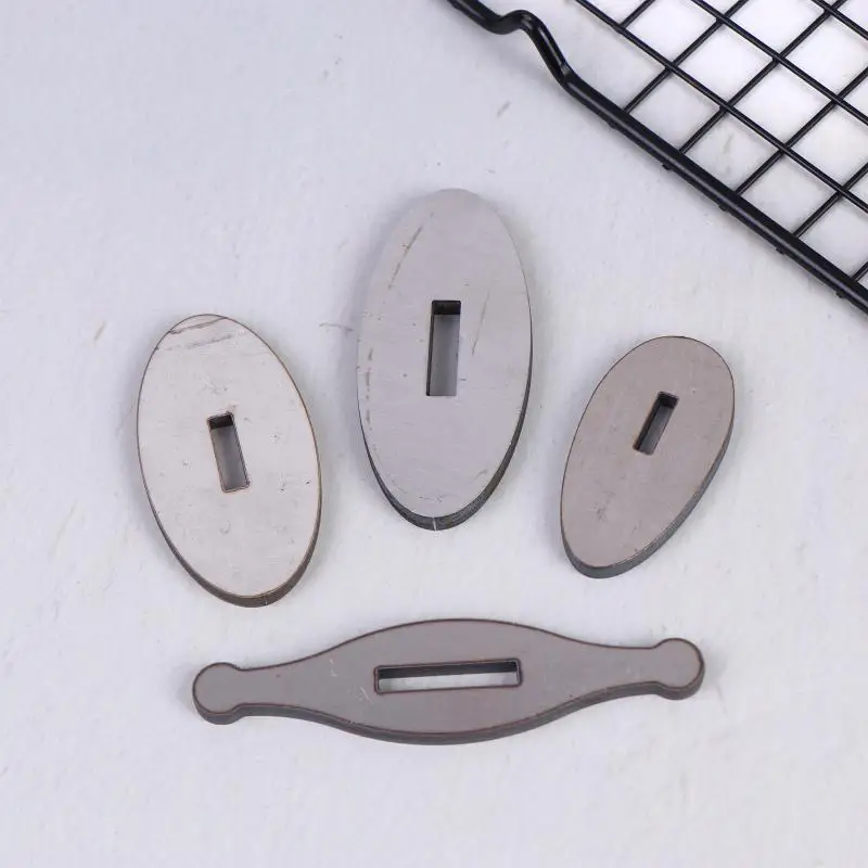 1Pc Knife Finger Guard Bolster Pommel Brass Stainless Steel DIY Knife Handle Hand Guard Blanks Fixed Blade Knife Making Parts