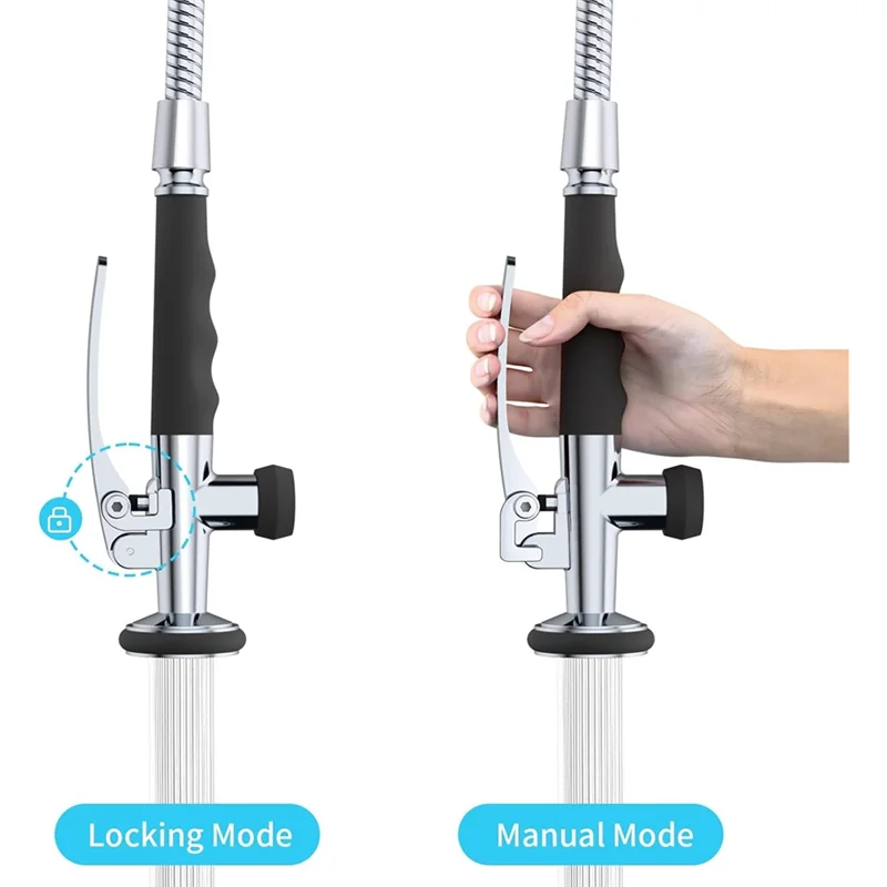 

A04G-латунная насадка-распылитель для кухонного крана, ополаскиватель для посуды, универсальная насадка для душа с подключением 1/2 дюйма и фиксирующим кронштейном