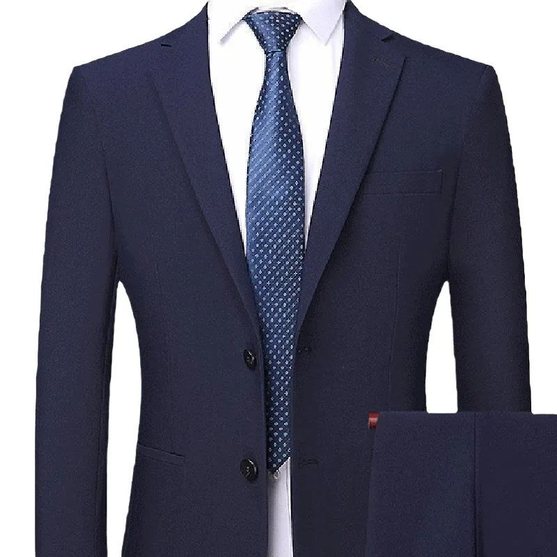 (150) Customized Autumn and Winter Men\'s Suits Business Casual Two-piece Dress