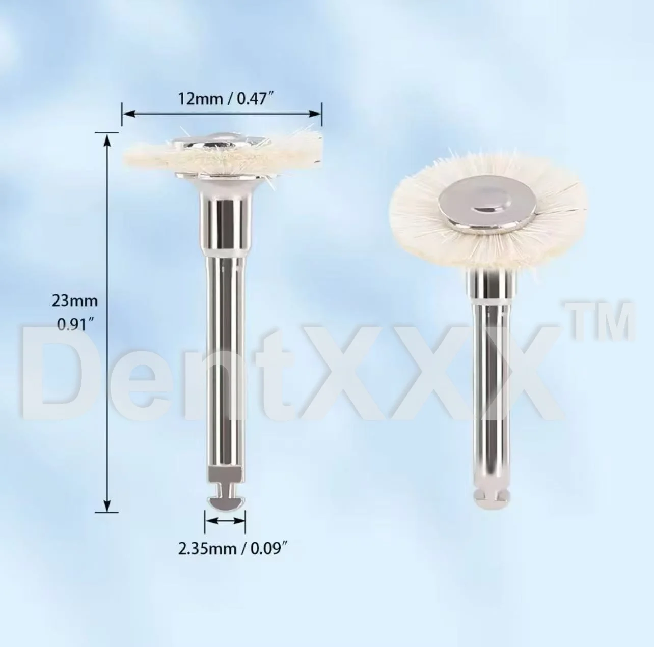 Diamond Rubber Polisher Kit Polishing Wheels 2.35mm Shank Polishing Tools