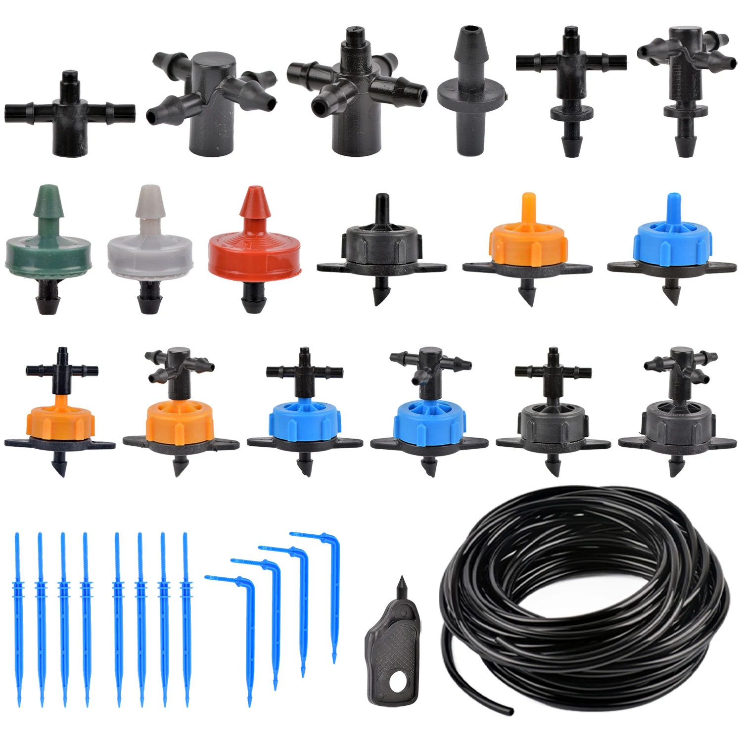 2/4-way Arrow Dropper Connector Cross Water Splitter 2/4/8L Dripper Irrigation Emitter Drip Arrow Micro Drip Irrigation System
