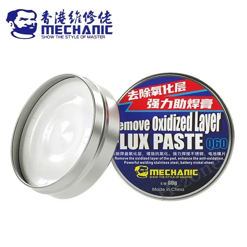 MECHANIC Q60 Powerful Antioxidant Flux Removes Oxide Layer Solder Paste Welding Repair Paste Suitable for Mobile Phone Repair