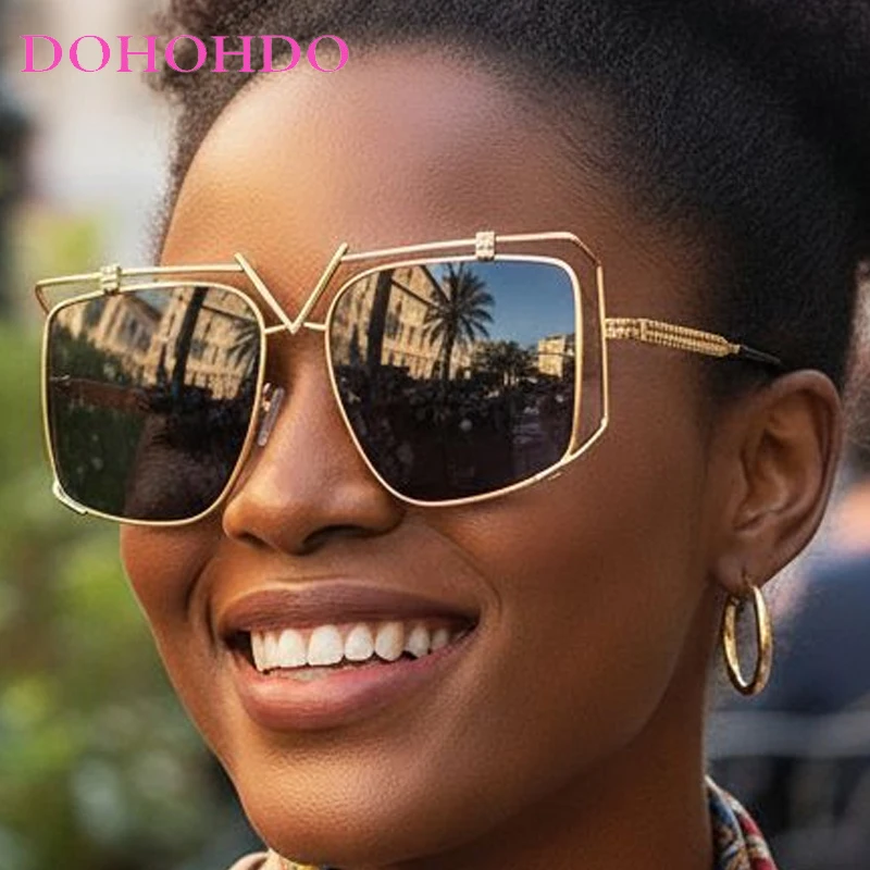 

Luxury Brand Irregular Hollowing Women's Sunglasses Designer Men Sunglasses Outdoor Travel Driving Eyewear Female UV400 Lentes