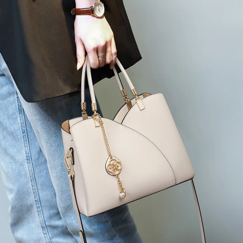 Mother’s Day Gift Women Handbag 2026 New Genuine Leather Crossbody Bag Senior Sense Birthday Gift For Mums In Their Middle Years