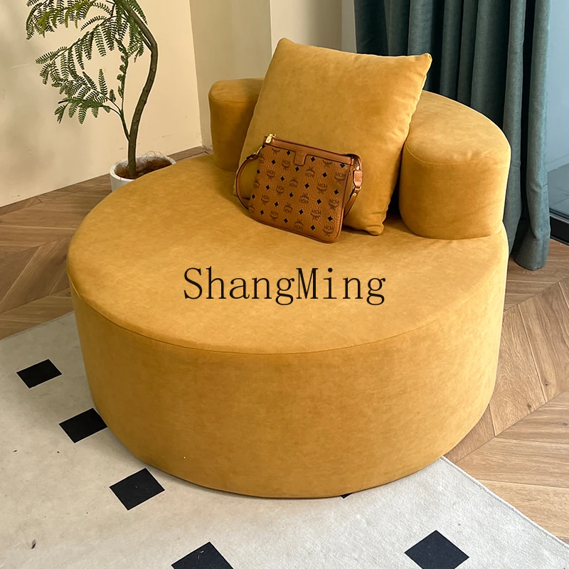 

CL leisure home single recliner sofa Internet celebrity round lazy sofa tatami sleeping balcony