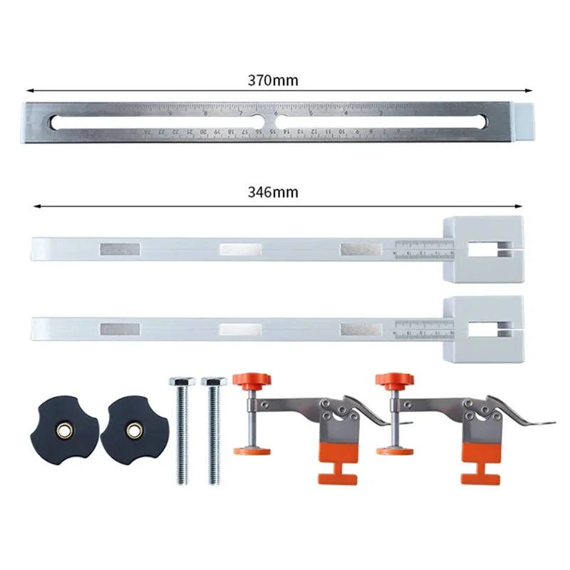 JHD DIY Installation Drawer Jig Magnetic Arm Stainless Rail Positioner Precision For Cabinet Installation