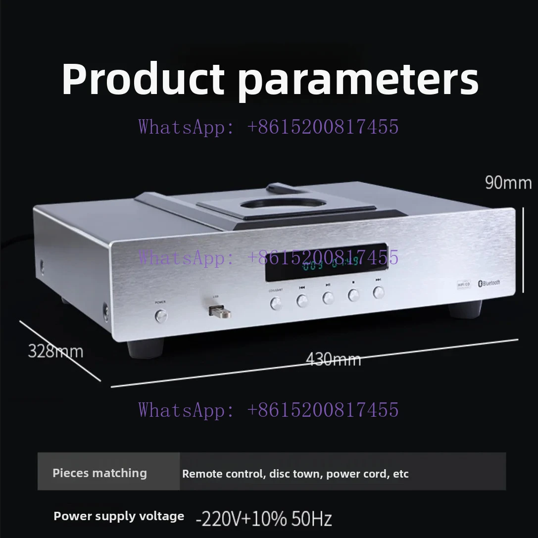 CD30 Sliding CD Player - Dual ES9038Q2M DAC/Bluetooth 5.0/USB-DAC