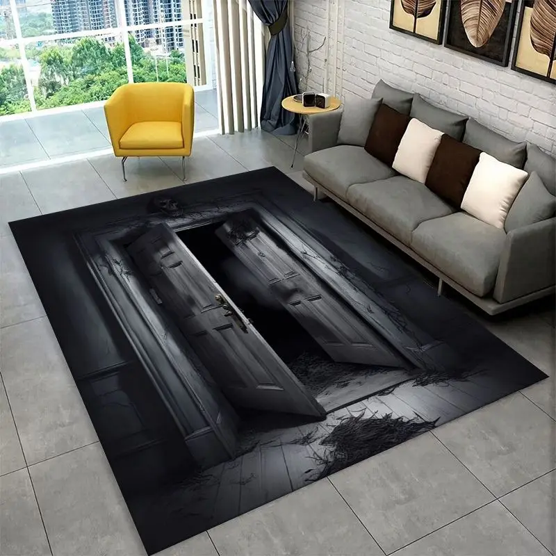 Gothic Magic Gate Door Miracle Large Area Rug Non-slip Durable Carpet for Bedroom Living Room Sofa Doormat Home Decor Floor Mat