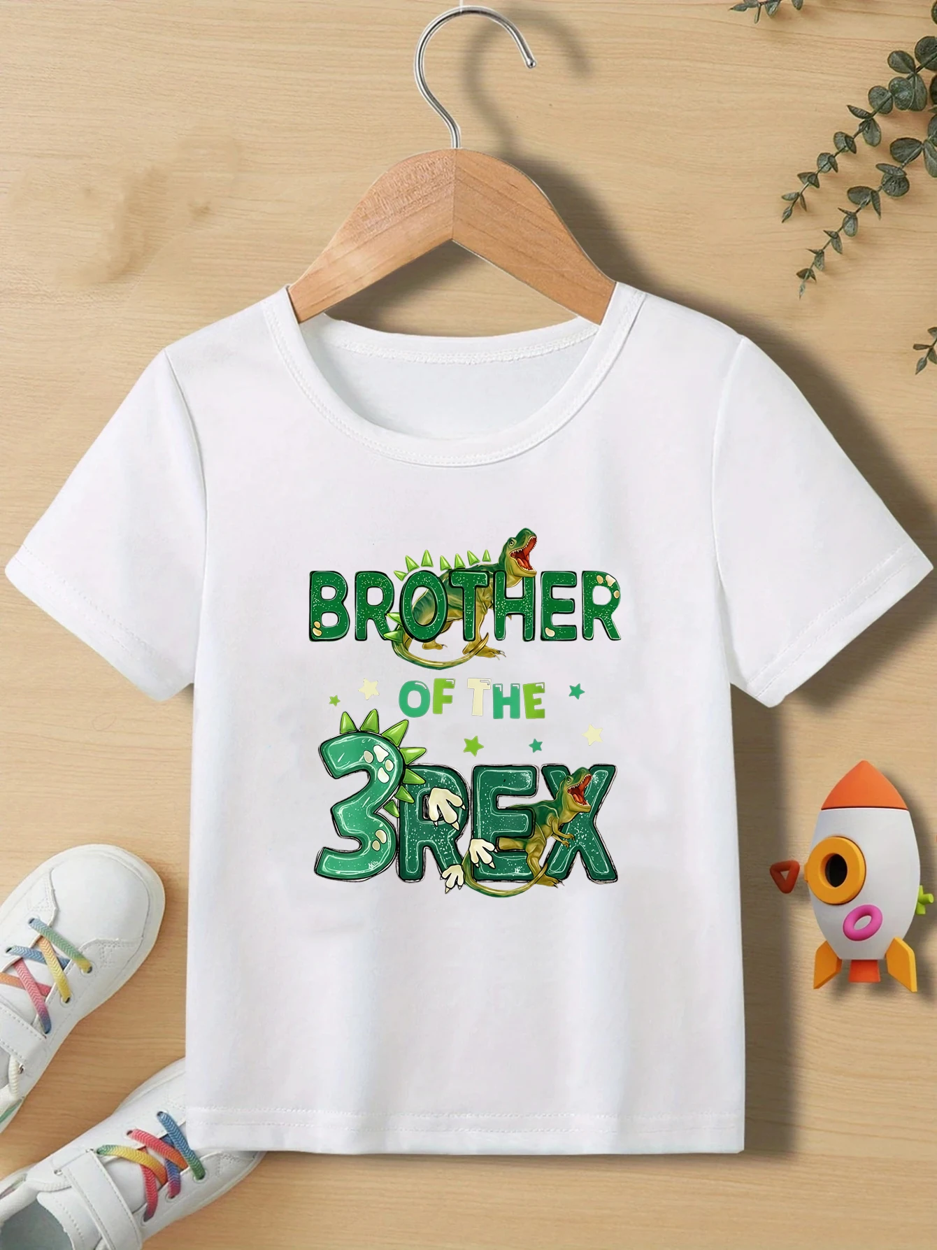 New Building Block Birthday Boy T-Shirt, Personalized Name Brick Game Birthday Outfit for Kids, Summer Short Sleeve T-Shirt Tops