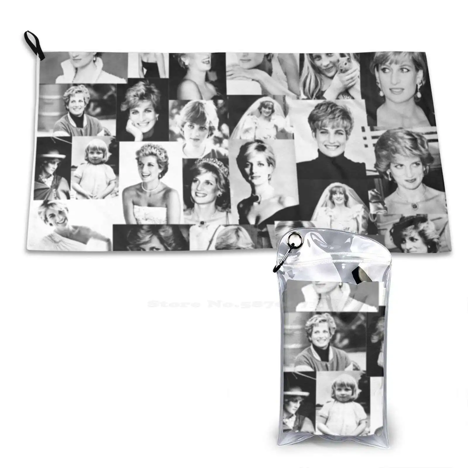 Lady Diana Soft Towel Quick Dry Beach Towel Lady Diana United Kingdom Royalty Royal Family English Rose Princess England