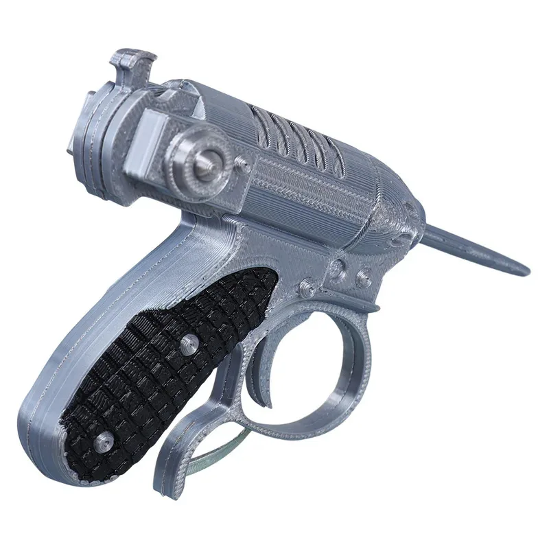 

asdh8@Little Cricket 3D Printed Gun Props Ornaments for Adult Kids Disguise Movie Men in Cosplay Black Costume Accessories Hallo