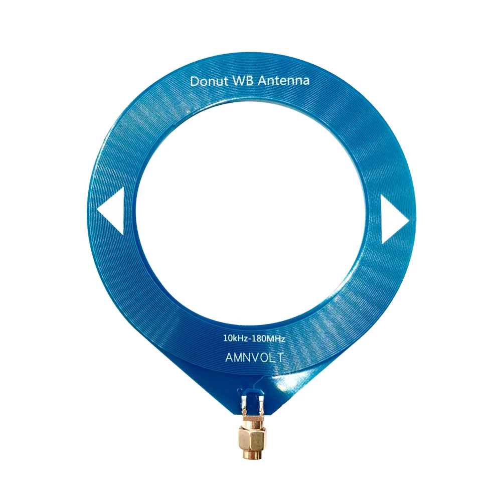

Donut MW/SW Antenna 10khz-180mhz SMA Interface Mini Loop Antenna Circular Antenna for Malachite SDR Receiver TEF6686 Receiver