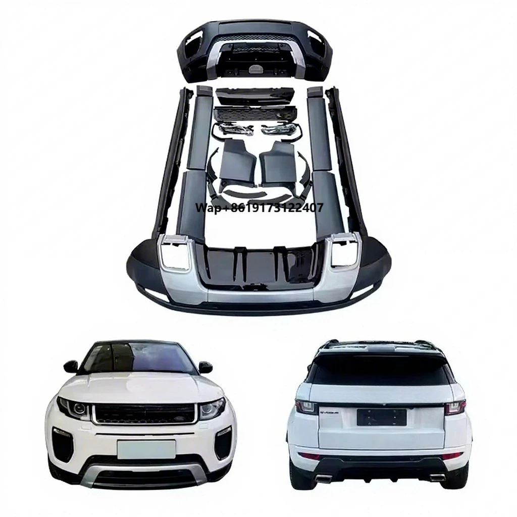 

Suitable for Range Rover Evoque Accessory Upgrade 2016-2019 Body Kit Dynamic Front Bumper Side Skirt Head Lamp Grille