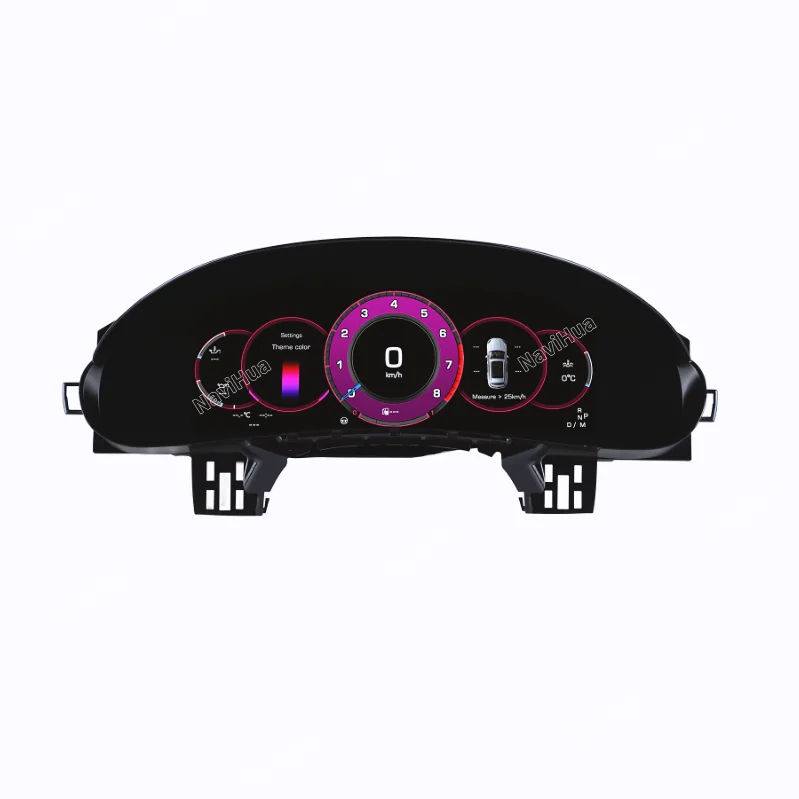 12.3 Inch Car Digital Cluster For Porsche Cayenne 2002 2009 LCD Dashboard Auto Speedometer Virtual Cockpit New Upgrade