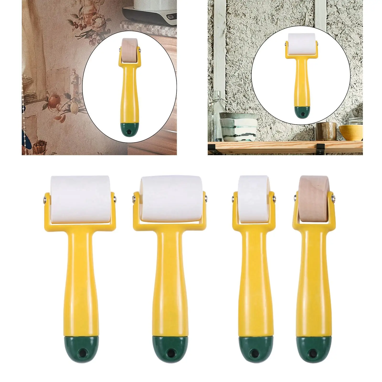 Quilting Seam Roller, Wallpaper Seam Roller, Easy to Use, Non-Slip Handle, Wheel