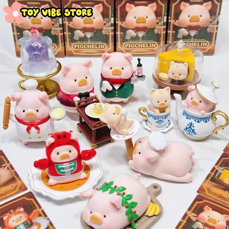 

Подлинная Lulu The Piggy Pigchelin Restaurant Series слепая коробка милые игрушки Mystery Box Коллекция милых аниме-фигурок игрушка