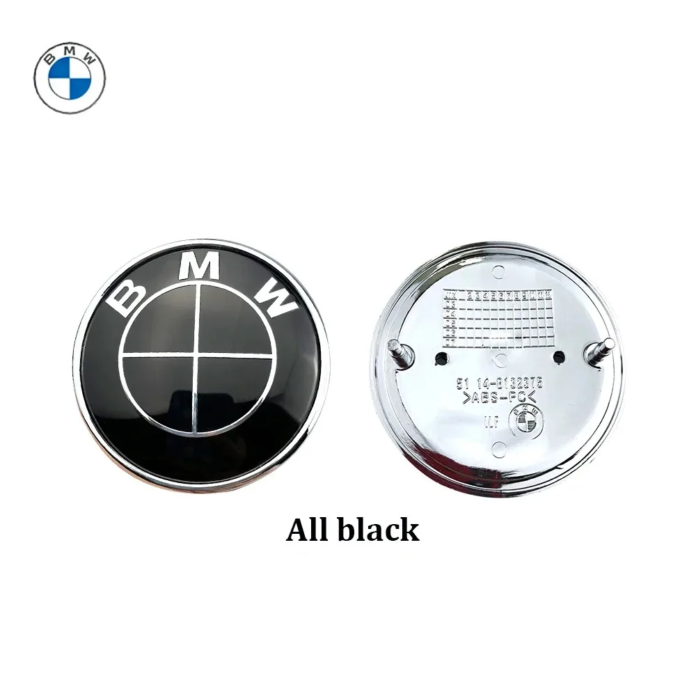 2pcs 82mm 74mm Car Front Hood Logo Badge Rear Trunk Emblem for BMW E46 E90 E39 E60 E36 E30 E61 E91 E92 E87 F10 F20 F30 X3 X5