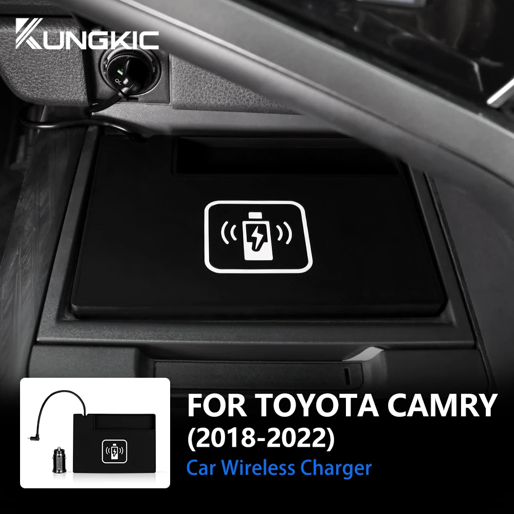 

for Toyota Camry 2018 2019 2020 2021 2022 Car Wireless Charger Mobile Phone Fast Charging Holder 15W Charger Board Accessories