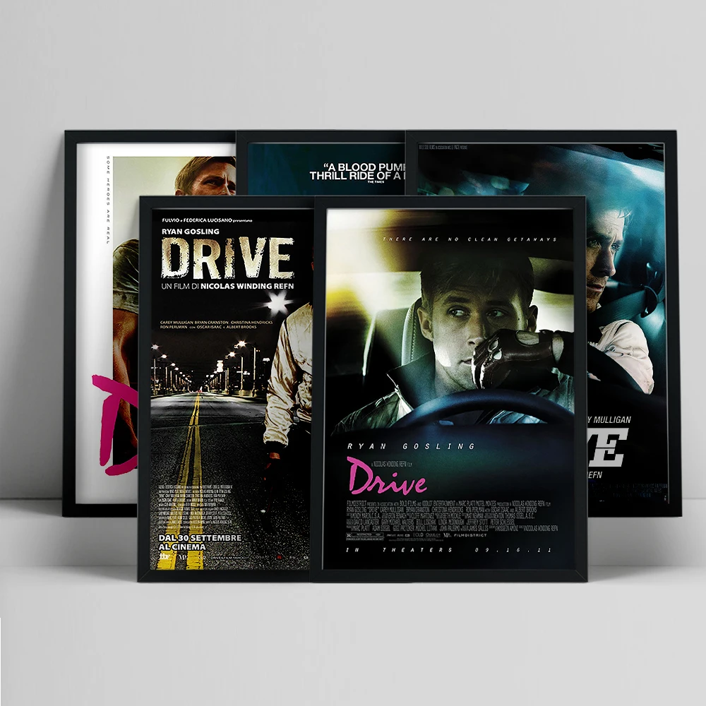 Drive American Action Drama Film Poster Movie Print Art Wall Stickers Video Room Cinema Decor Modern Quality Canvas Painting