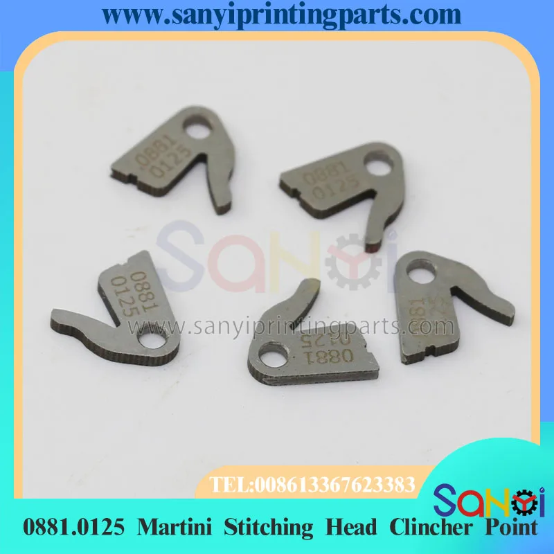 5 Pieces Best Quality Muller Martini 75 Stitching Head parts 0881.0125 Muller Martini 881.0125.3