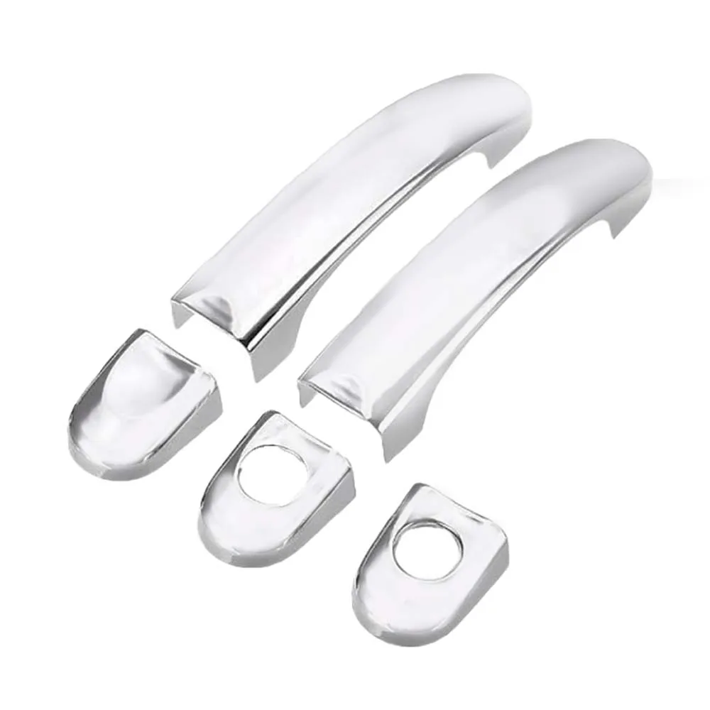 Car Upgrade Glossy Black Carbon Fiber Door Handle Cover Trim For Volkswagen Beetle 1998 - 2011 Chrome Car Decoration Accessories