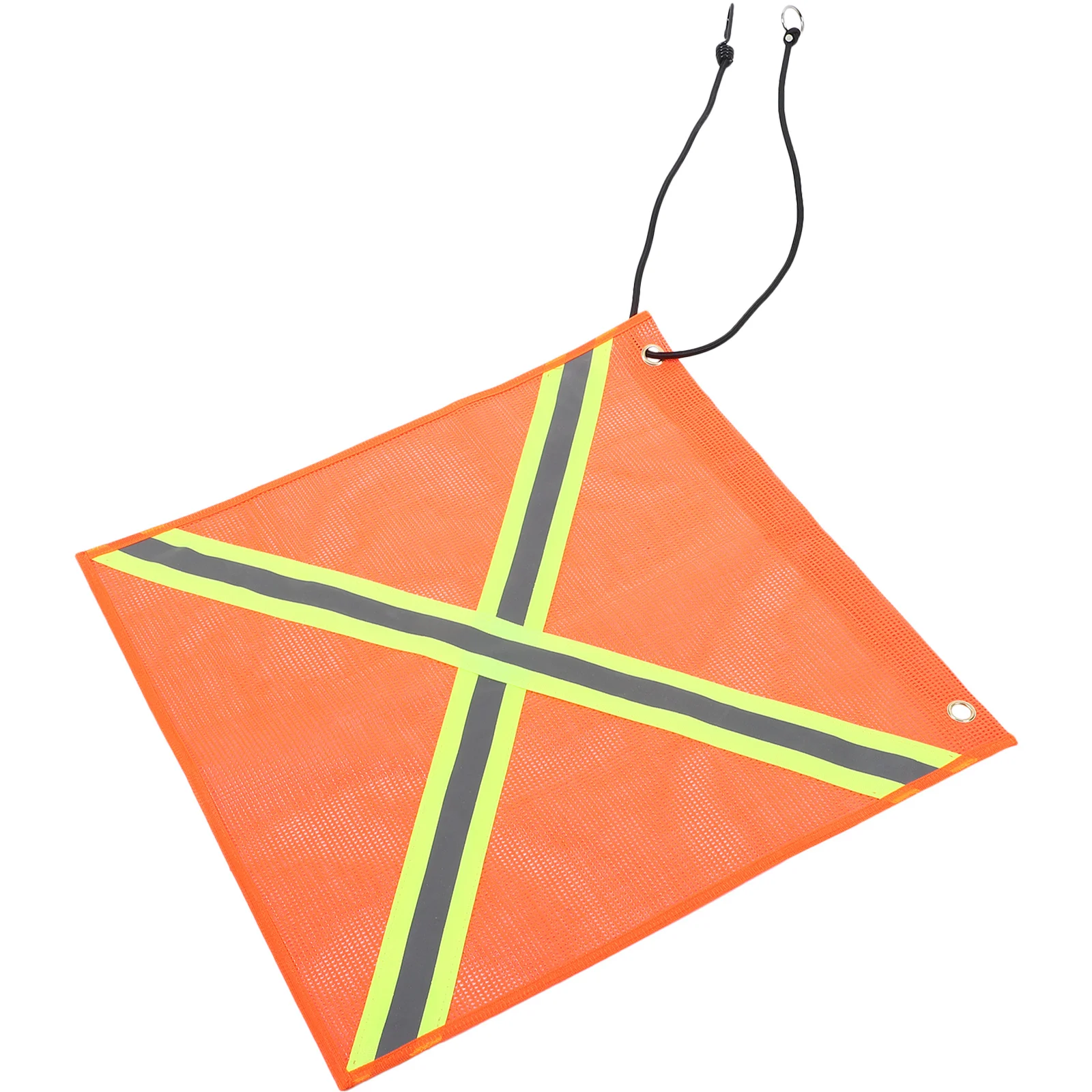 Reflective Warning Flag For Car Truck Night Safety Mesh Pvc Durable Outdoor Signal Flag Traffic Safety Visibility Road Use