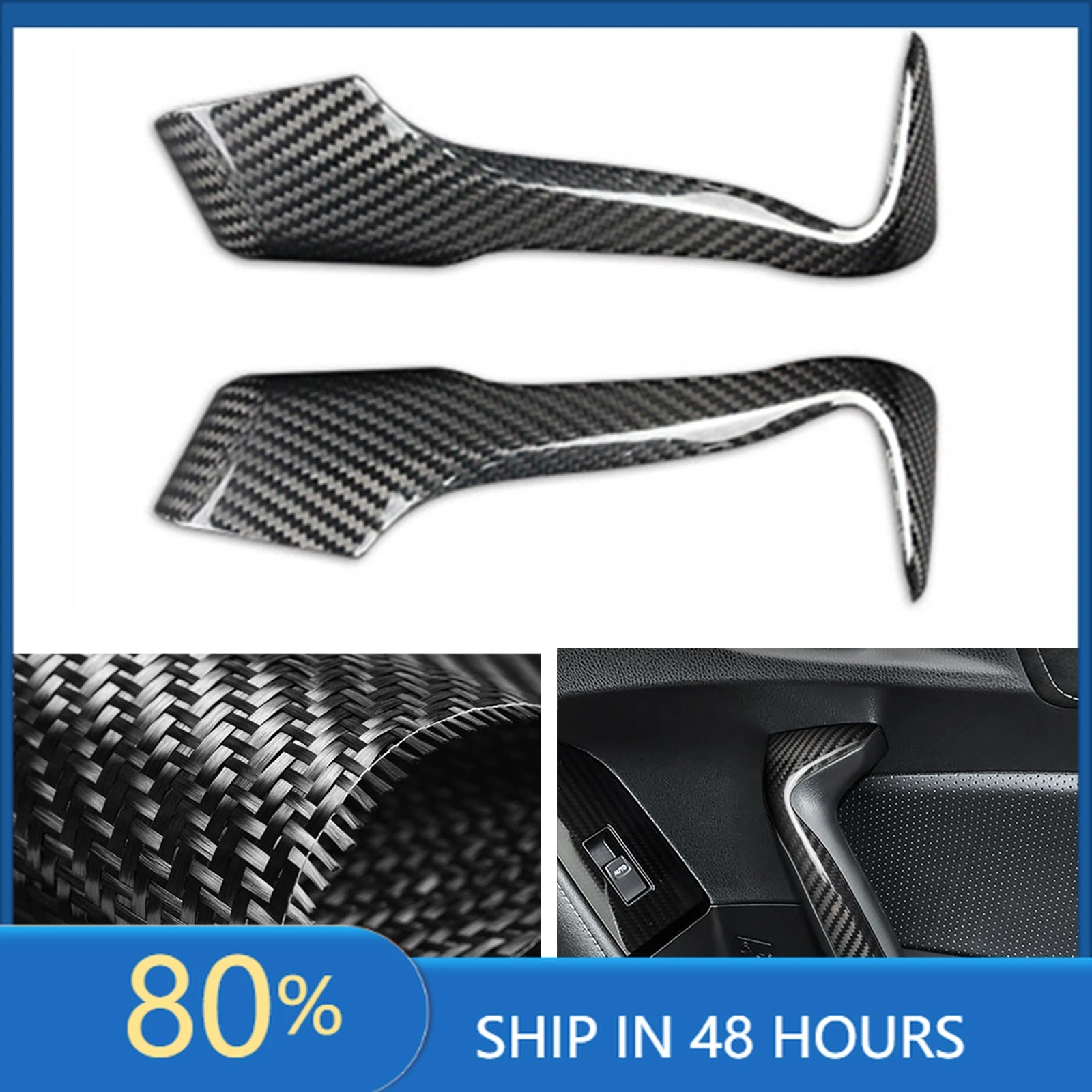 

Углеродное волокно, черная/красная внутренняя дверная ручка автомобиля, накладка для Subaru BRZ Scion FR-S Toyota 86 2012-2020, ручная ручка, чехол, крышка